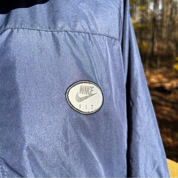Rare Vintage 90’s Nike F.I.T. Full Zip Windbreaker Jacket 3M Dots Size Medium - Picture 3 of 16